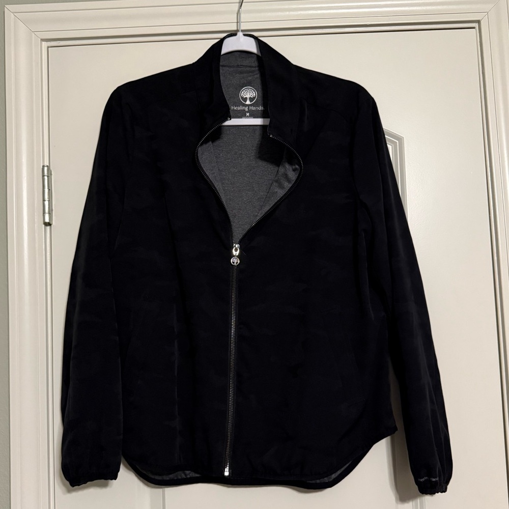 Healing Hands Black Camo Jacket